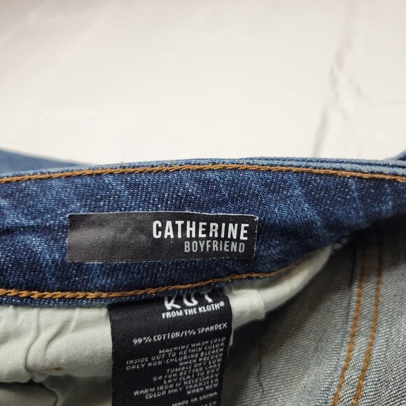 Kut From The Kloth Women's Size 10 Jeans Catherine Boyfriend Distressed - Picture 6 of 7
